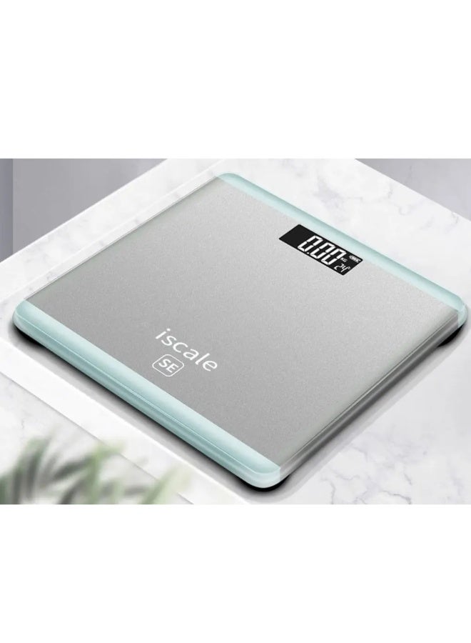 آي سكيل ميزان رقمي للوزن مزود بمستشعر لدرجة الحرارة (فضي) - Image 2